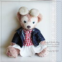 ダッフィー コスチューム グッズ シェリーメイ Sサイズ 43cm Gジャンセットチェックシャツ 女の子セット od110 洋服 Duffy グッズ〈≒