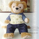 ダッフィー*シェリーメイコスチューム・Mサイズduffy★イチゴ柄ニットパーカー&パンツ♪・pk36m【洋服】Θ