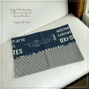 入園・入学準備に!ハンドメイドランチョンマット(かすれ英字)*sta79-mat…
