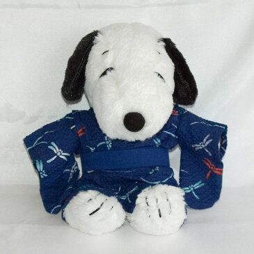 【ゆうパケットOK】スヌーピーコスチューム★カッコいい本格浴衣セット（トンボ柄）・snoopy-yukata-2-hp