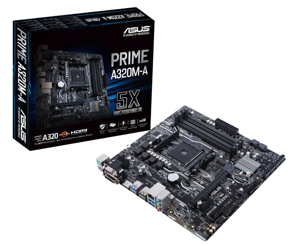  ȥå Ȣߤ ASUS AMD A320  AM4 Socket б ޥܡ PRIME A320M-A mic...