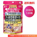 【LINEお友達登録で300円OFFクーポン】☆ 小林製薬 機能性表示食品 ナットウキナーゼ さらさら粒 プレミアム 中性脂肪 20日分 120粒入 送料無料 更に割引クーポン ss240904