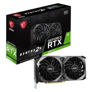 【LINEお友達登録で300円OFFクーポン】☆ アウトレット 箱傷みあり MSI グラフィックスボード GeForce RTX 3060 Ti VENTUS 2X 8GD6X OC VD8383 送料無料 更に割引クーポン あす楽 クリアランス