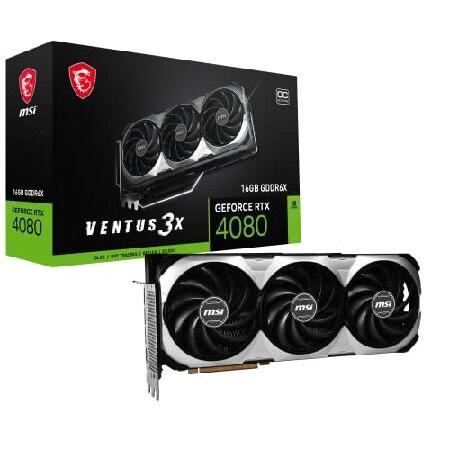 【LINEお友達登録で300円OFFクーポン】☆ アウトレット 箱傷みあり MSI GeForce RTX 4080 16GB VENTUS 3X OC グラフィックスカード VD8293 送料無料 更に割引クーポン あす楽