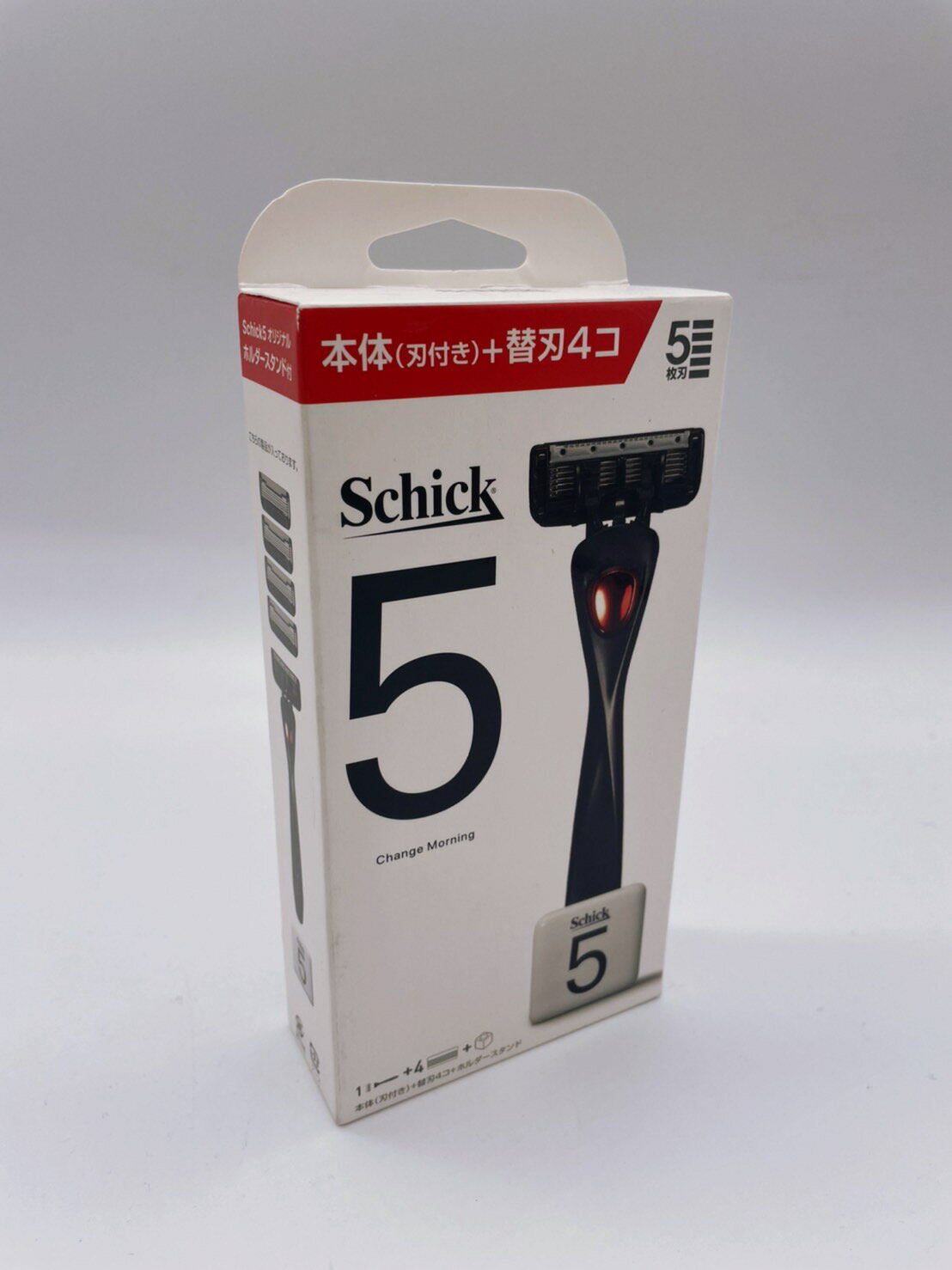 【LINEお友達登録で300円OFFクーポン】☆ Schick シック5 本体 替刃4コ オリジナル ...