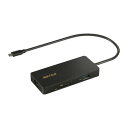 【LINEお友達登録で300円OFFクーポン】☆ BUFFALO バッファロー USB-C オス メス カードスロット 2 HDMI LAN USB-A USB-C 2 USB PD対応 85W ドッキングステーション ブラック LUD-U3-CGCBK USB Power Delivery対応 あす楽【クリアランス】