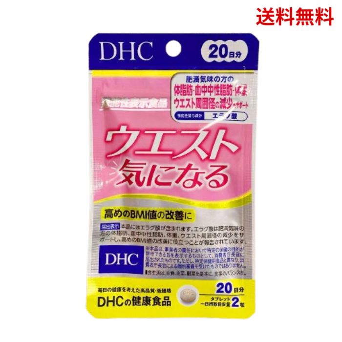 【LINEお友達登録で300円OFFクーポン】☆【3袋セット】 DHC ウエスト気になる 20日分 40粒 3個セット