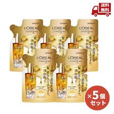 ☆【5個セット】 つめかえ用 ロレアル パリ エルセーヴ エクストラオーディナリー オイル エアリー シルク リフィル 90ml