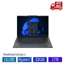 ☆ ThinkPad E16 Gen 2 21M5CTO1WWJP4 16.0型IPS Ryzen7 7735HS 32GB 1TB ブラック Windows1...