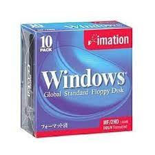 【LINEお友達登録で300円OFFクーポン】□imation MF2HDWIN10PS 黒 10枚 ...