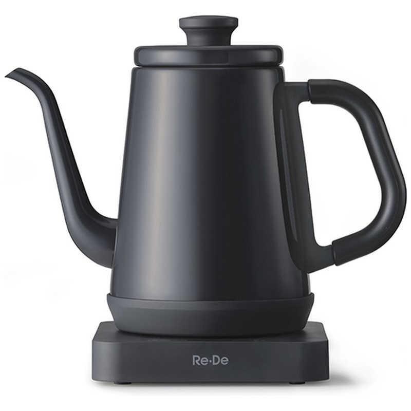 【LINEお友達登録で300円OFFクーポン】☆ A-STAGE Re・De Kettle 温度調節電気ケトル 1L ブラック RDK002BK ケトル おしゃれ家電 家電 送料無料 更に割引クーポン あす楽