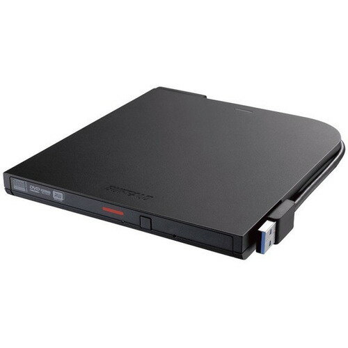 【LINEお友達登録で300円OFFクーポン】☆ BUFFALO ポータブルDVDドライブ ブラック DVSM-PTCV8U3-BKB 送料無料 更に割引クーポン あす楽