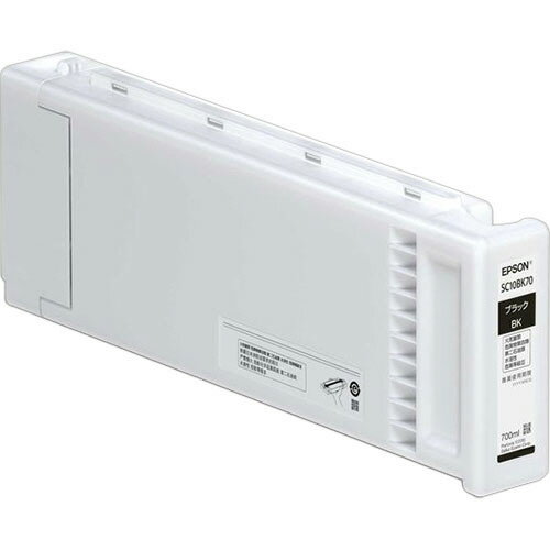 【LINEお友達登録で300円OFFクーポン】☆ EPSON エプソン インクカートリッジ SC10BK70 (ブラック/700ml) 送料無料 更に割引クーポン あす楽