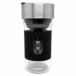 ☆seiira 特許取得 コールドブリューコーヒーメーカー 水出しコーヒー ダッチコーヒー アイスコーヒー ポット 空圧抽出 電動 アメリカで爆売れ 大容量 600mL USB充電 COLD BREW COFFEE MAKER 送料無料 更に割引クーポン あす楽