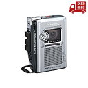 ☆ 【中古】Panasonic パナソニック ミニカセットレコーダー RQ-L26-S シルバー 25時間連続録音 送料無料 更に割引クーポン