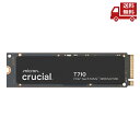 ☆ Crucial クルーシャル 内蔵SSD T710シリーズ Gen5 M.2 2280 4TB 最大読み込み 14500MB/s 最大書き込み 13800M...