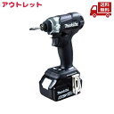 ☆ アウトレット 箱傷みあり 説明書なし ケースに汚れと傷あり マキタ makita 充電式インパクトドライバ 黒 TD157DRGXB 送料無料 更に割引クーポン