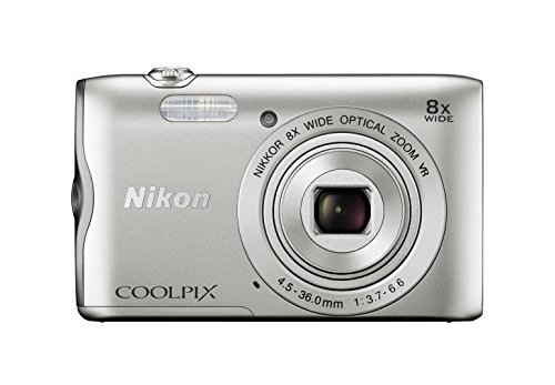 【LINEお友達登録で300円OFFクーポン】Nikon デジタルカメラ COOLPIX A300 光学8倍ズーム 2005万画素 シルバー A300SL