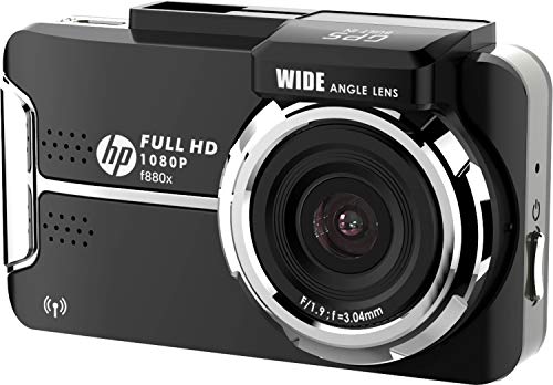 ヒューレットパッカード (hp) 200万画素ドライブレコーダー f880x HDR/WDR/FullHD GPS & Gセンサー搭載 駐車監視機能付