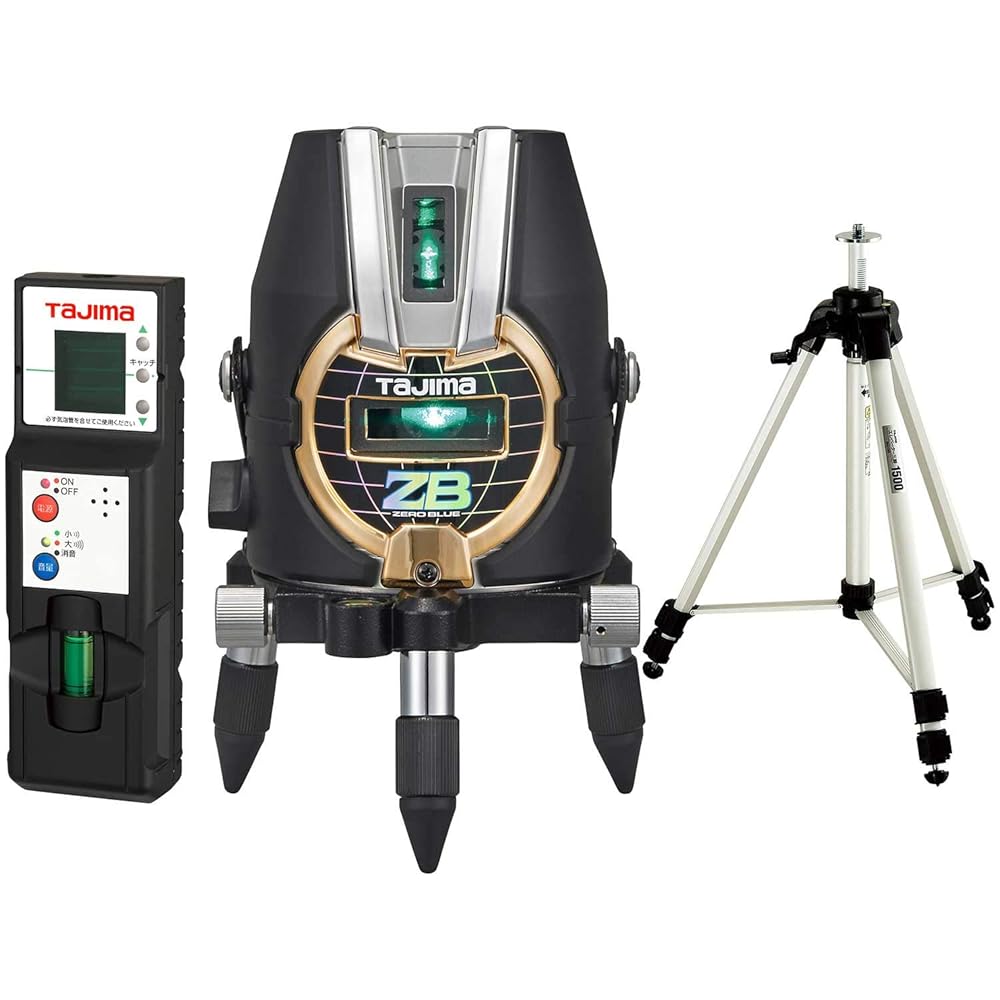 タジマ(Tajima) レーザー墨出し器 KY矩&横 ゼロブルー ZEROB-KYSET 受光器・三脚セット