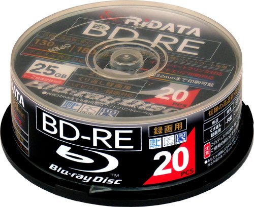 饤ƥå / RiDATA / BD-RE / Ͽ / 20ѥå / BD-RE130PW 2X.20SP C