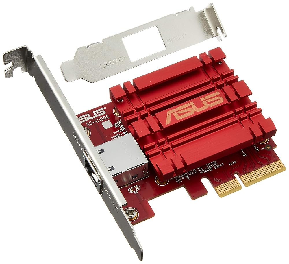ASUS 10Gネットワークアダプタ PCI-Ex4カード XG-C100C