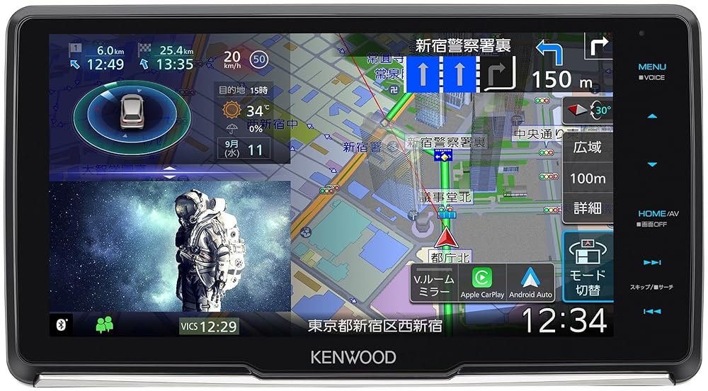󥦥å(Kenwood)ʥ ® 9 MDV-M911HDF Apple CarPlayסAndroid Autoб 磻쥹ߥ顼 ¿ եƥ