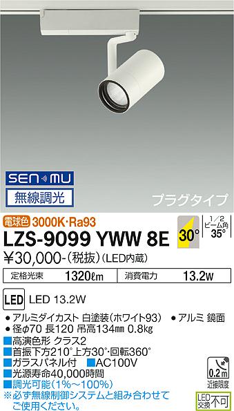LZS-9099YWW8E LEDスポットライト