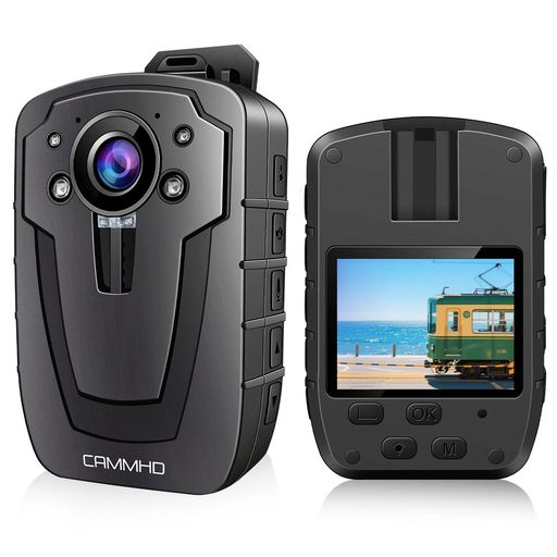 CAMMHD 2K ボディカメラ C8 32G 4000mAh 連続使用12-16時間 1296P警察ボディカム ...