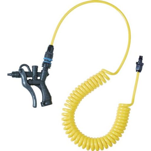 ノズル取付口:M14x1.0 ノズル長(mm):25 エア取付口:G1/4 ノズル口径(mm):Φ3 タイプ:天井配管 ノズル外径(mm):20 ノズル長さ(mm):25 ホース長さ(mm):1000 ●最大使用寸法(m):4●常用使用圧力:0.7MPa