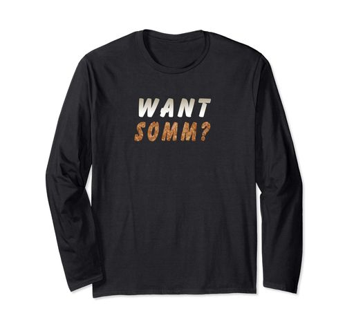 Want Somm Cork Design - Funny Gift for Wine Sommeliers 長袖Tシャツ happymasaya-10033382 HappyMasaya パッケージ画像