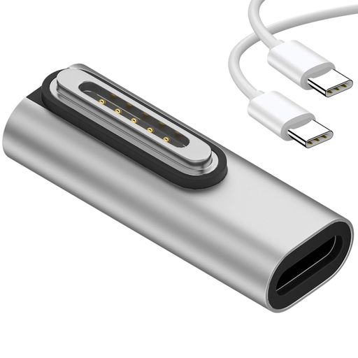 【対応機種】MacBook Pro 2021(M1、14インチ)、MacBook Pro 2021(M1、16インチ)、MacBook Air 2022(M2、13.6インチ)、MacBook Pro 2023(M2、14インチ)、MacBook Pro 2023(M2、16インチ)に対応。PDスマートチップ内蔵、最大140Wの急速充電に対応。 【140W 最大急速充電】製品内容: 1.5M 240W PD Type Cケーブル +アダプタ。20V/3.25A、65W以上のType-C充電器とUSB C PDケーブルを使用する必要があります。このGen3 Macbookマグネットアダプタは充電のみをサポートし、データ転送はできません。 【充電ランプインジケータ+プレミアム素材】充電中はランプが点灯して充電中であることを示します。オレンジ色のランプは充電中、緑色のランプは充電完了を示します。充電状況を簡単に確認できます。シェルは亜鉛合金サポートで作られ、インターフェイスはニッケルメッキで耐酸化性と耐久性に優れています。