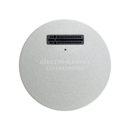 xiwai USB 3.1 USB-C to NVME M-Key M.2 NGFF SSD 外付けPCBA コンベターアダプター 縦型 (ホワイト)