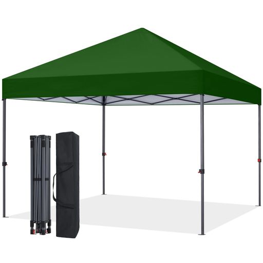 MASTERCANOPY ワンタッチ タープテント 2.5mx2.5m 軽量 センターロック式 (オリーブグリーン)