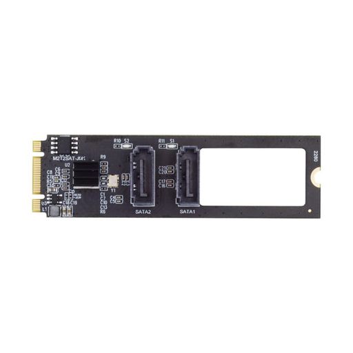NGFF Key B+M PCI Express to SATA 3.0 6Gbps デュアルポートアダプターコンバーター ハードドライブ拡張カード JMB582 2280 SATA3.0インターフェースが2つあり、SSDソリッドステートハードディスクにシステムディスクとして接続でき、6.0Gbps、3.0Gbps、1.5Gbpsの伝送速度をサポートします。 ホットスワップとホットプラグ機能、電源管理機能付き。 エラー報告、回復、修正をサポート。部分的およびスリープ電源管理状態をサポート。Gen1i、Gen1x、Gen2i、Gen2m、Gen2x、Gen3iをサポート。 ネイティブコマンドキュー(NEQ)をサポート。 高負荷下では、NCQテクノロジーがハードディスクのパフォーマンスと安定性を保証します。 メインコントロールチップ:JMB582インターフェース:2 * SATA3.0インターフェース垂直タイプ適用スロット:NGFFキーB+M PCI E