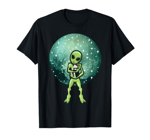 このAlien Lover Clothing for Men and Women は、宇宙に立っているエイリアンと猫が特徴で、あなたがエイリアンが好きな男の子または女の子で、子猫が大好きと言う素晴らしい方法です。 猫好きで猫に夢中なエイリアン信者なら、この猫エイリアンのギフトアイデアはあなたに最適です。 このエイリアンデザインは、ペットオーナーで家猫が好きなUfologistやエイリアン愛好家に最適です。