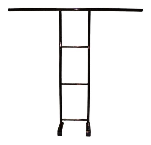 スズキモッコウジョ ドラマ撮影でも使われる几帳型衣桁 高さ150cm 黒塗 中