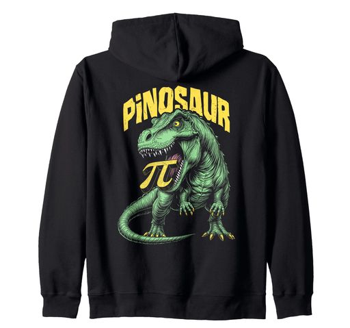 Pi Day 恐竜 面白い PiNosaur Trex 数学 恋人 数学 ジップパーカー happymasaya-10041956 HappyMasaya パッケージ画像