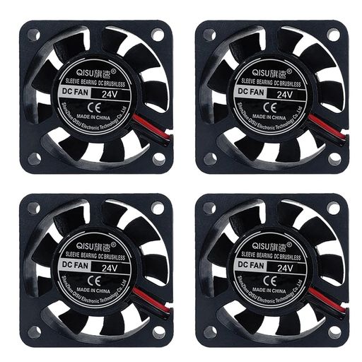 PENGLIN 4PCS 冷却ファン 4010 24V スリーブベアリング ファン 3Dプリンタファン 40mm X 40mm X 10mm DCファン 静音 小型 PCファン 冷却クーラー CPUクーラー ファン