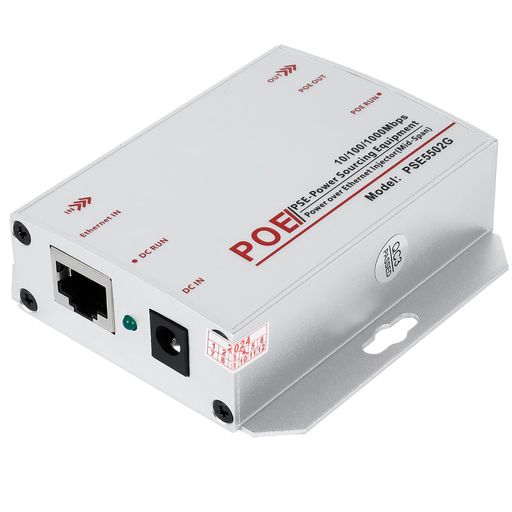 REVODATA ギガビット産業用 30W PoE+ インジェクター、低電圧 DC 12-48V 入力を 48V PoE 出力に変換、IEEE802.3af/at、さまざまなシナリオに対応する DIN レールおよび壁取り付けインジェクター
