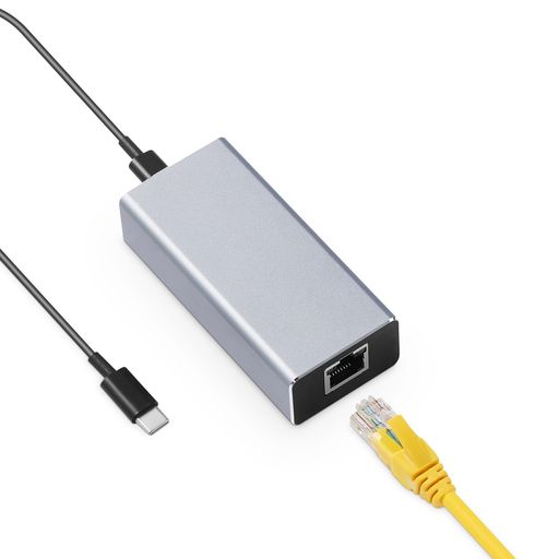 Binardat PoEネットワークアダプタ、IEEE802.3af/at PoE to Type-Cコンバータ、出力USB C 5V/3Aまたは9V/2.22A自動適応、イーサネット、10/100Mbps、有線