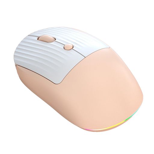 マウス 無線 小型 2.4Ghz ワイヤレスマウス かわいい おしゃれ 無線 静音マウス 軽量 持ち運び便利 Type-c充電 女性/子供用 ノートパソコン/コンピューター/Android/Mac/iOS/Windowsに対応 (紫)