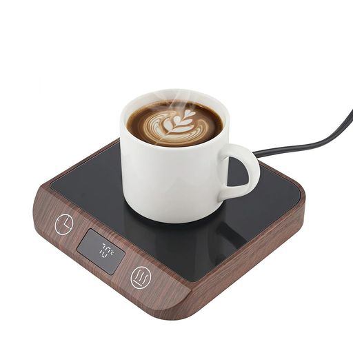 【飲み頃温度をキープ|保温専用設計】コーヒーや紅茶がすぐ冷めてしまう悩みを解消。45~70°Cの範囲で温度を一定に保ち、最後の一口まで美味しさをキープします。※本製品は保温専用であり、加熱・沸騰・調理用途には対応していません。 【6段階温度調節|飲み物に合わせて最適温度】45°C~70°Cまで5°C刻みで調節可能。コーヒー・紅茶・日本茶・ホットミルク・スープなど、飲み物や用途に合わせてちょうど良い温度を選べます。 【安心の自動OFF機能|つけっぱなし防止】タイマー設定が可能で、指定時間後に自動で電源オフ。タイマー未設定でも約4時間後に自動OFFするため、在宅ワークや長時間使用でも安心してお使いいただけます。 【コンパクト&amp;省スペース|デスクに自然に馴染む】約12x12x1.8cmの薄型設計で、デスクやテーブルを邪魔しません。オフィス・自宅・書斎など、日常空間に溶け込むシンプルデザインです。 【多用途対応|カップ以外にも活躍】マグカップ・ガラスカップ・ステンレスカップに対応。飲み物の保温はもちろん、スープ・味噌汁・アロマキャンドルの温めなど、リラックスタイムにも幅広く活用できます。