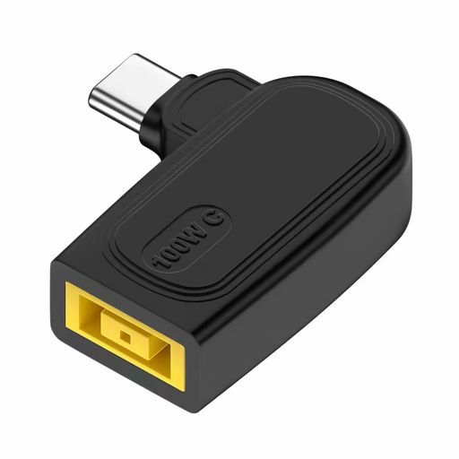 既存のLenovo/NEC製ノートPCなどの電源アダプタをノートPCやスマートフォン用Type-C (USB-C) 電源に変換できます。 DC入力側: 角型DCジャック (外径11mmx4.5mm 角型DCプラグに対応);PD出力側: USB Type-C オス DC側入力電圧:DC18V以上20V以下;出力電圧:DC5V、DC9VおよびACアダプタ本体の定格電圧 *PD出力12Vと15Vに対応しません。それらの機器にしても充電されません。 小型で持ち運びが容易であり、最大100Wに対応