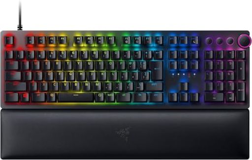 ゲーミングキーボード Huntsman V2 JP Linear Optical Switch 日本語 JP配列 オプティカルスイッチ リニア触感 静音 ダブルショット PBT キーキャップ リストレスト Chroma RGB