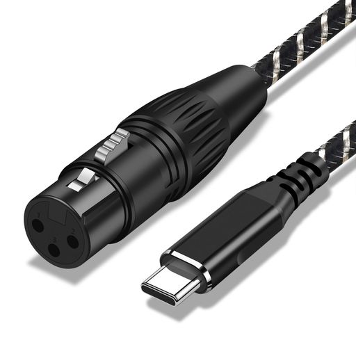 【XLR to USB C 録音変換ケーブル】 XLR to USB-C専門録音変換ケーブルに関しては、3ピンXLRマイクをスマートフォン、ノートパソコン、タブレットなどのUSB C機器に接続するために設計され、音楽/講演/コンサートを録音することができる。 【幅広い互換性】XLR オーディオ・マイクロフォンto type c 変換ケーブルは、i-/Phone 17/16/15シリーズ、サムスンgalaxy s 8及び新バージョン、MacBok、i-/Pad、i-Mac等のUSB C Typeデバイスに適用する。Windows Macos i0S Android Linux Unixに適応し、かつ、ドライバが不要でプラグアンドプレイとなっています。 【高品質材料採用】本3 Pin XLRメスからUSB-Cオス変換コードは、高品質16 BIT/44.1 KHZ数モード変換チップセットを採用することにより、細部を失わずに環境音を真に捕捉し、ポリプロピレン繊維編みケーブルコーティングを採用し、より柔軟で強固で、より長い使用時間を確保する。
