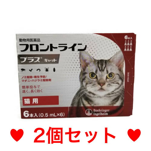 ◎◎猫用　フロントラインプラス　6本入　[2個セット]