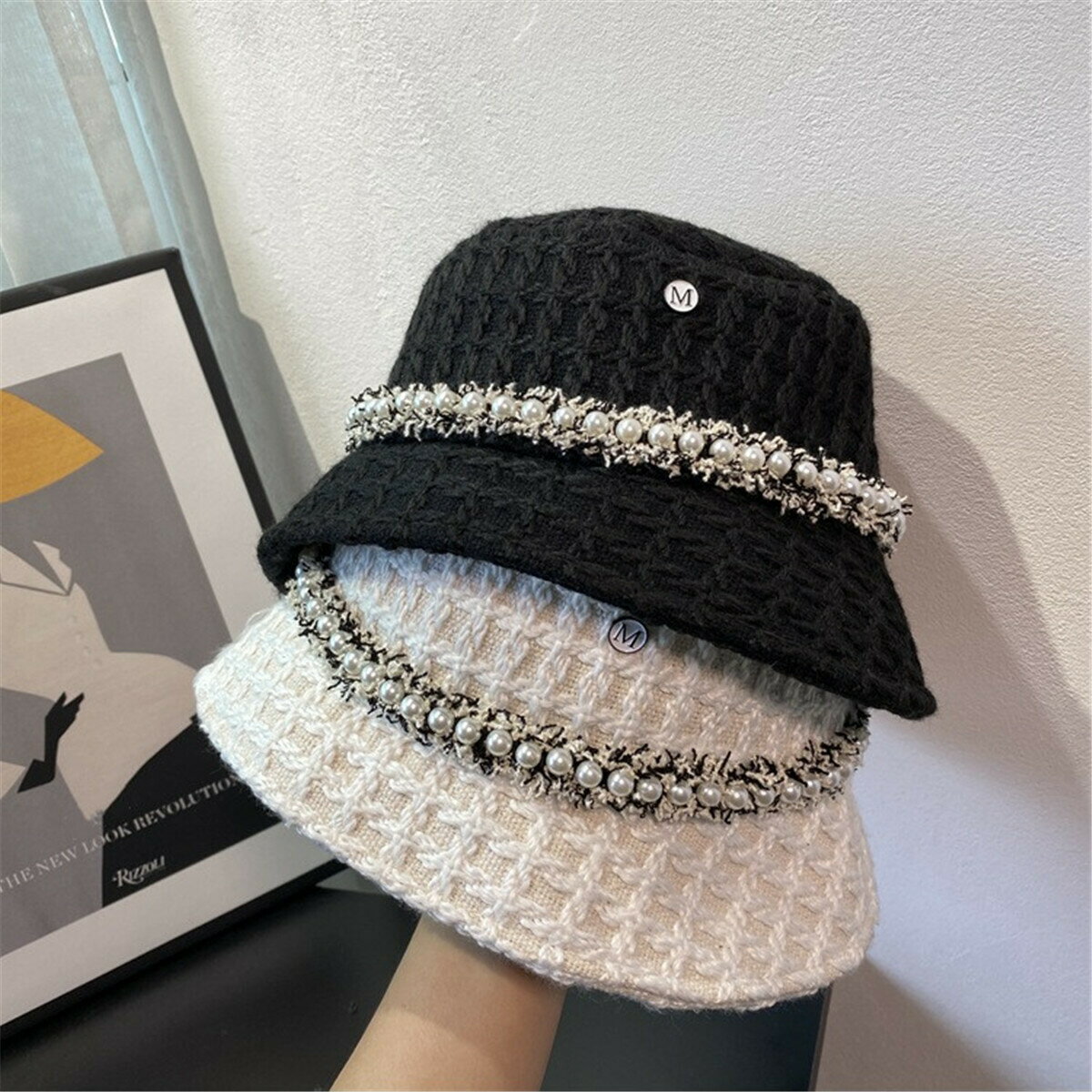 バケットハット 帽子 レディース 秋冬ハット つば広 折りたたみ 小顔効果 おしゃれ 防寒 エレガント シンプル 暖かい 冬物 無地