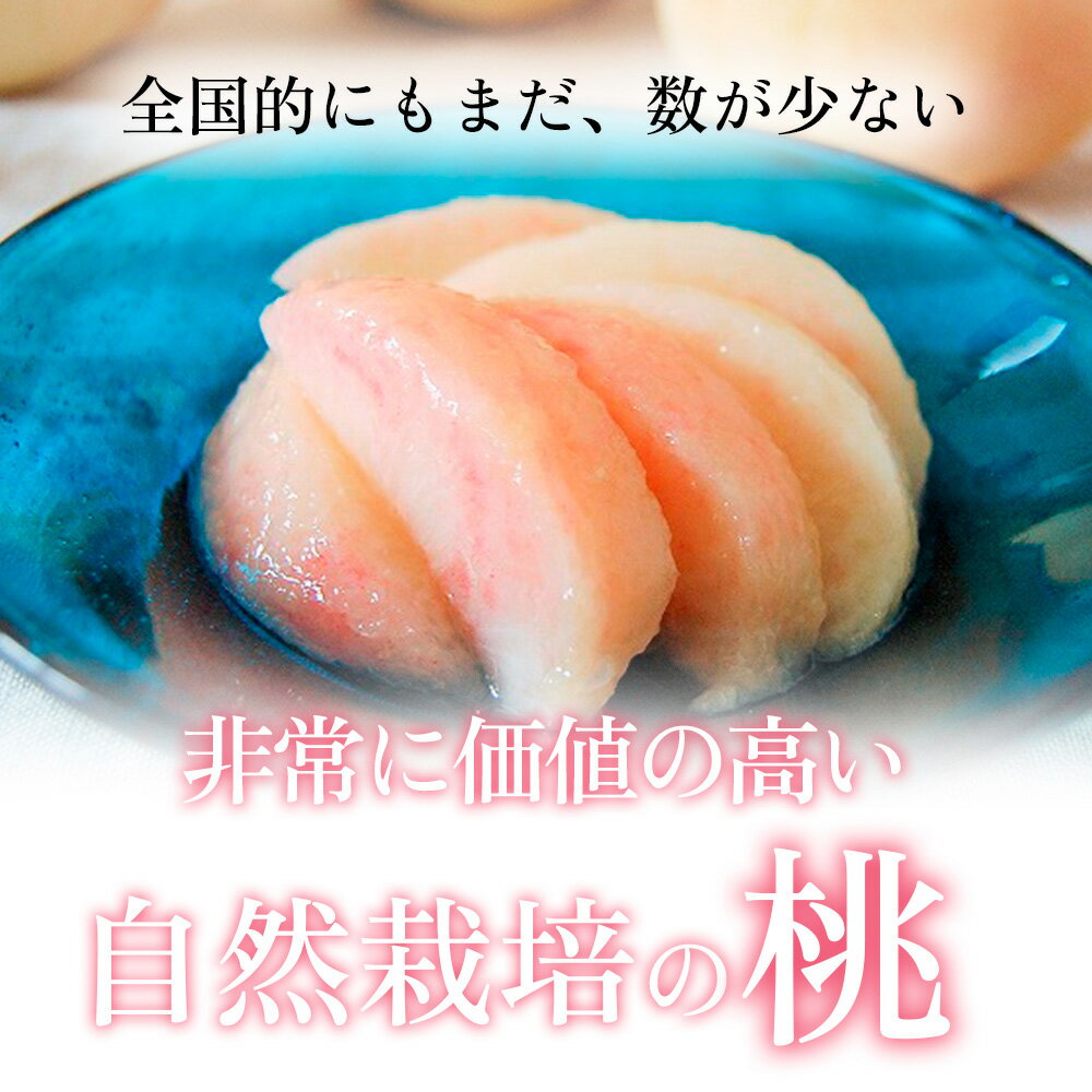 【7月中旬以降発送】奇跡の桃 モモ もも お中元 ギフト 農薬に頼らない 除草剤・肥料に頼らない 奇跡の桃 おかやま自然栽培白桃 ＜清水白桃 おかやま夢白桃のどちらか＞【2kg】美味しい桃 自然栽培 直送 贈り物 フルーツ グルメ 奇跡 自然栽培 桃 おかやま自然栽培 最高級