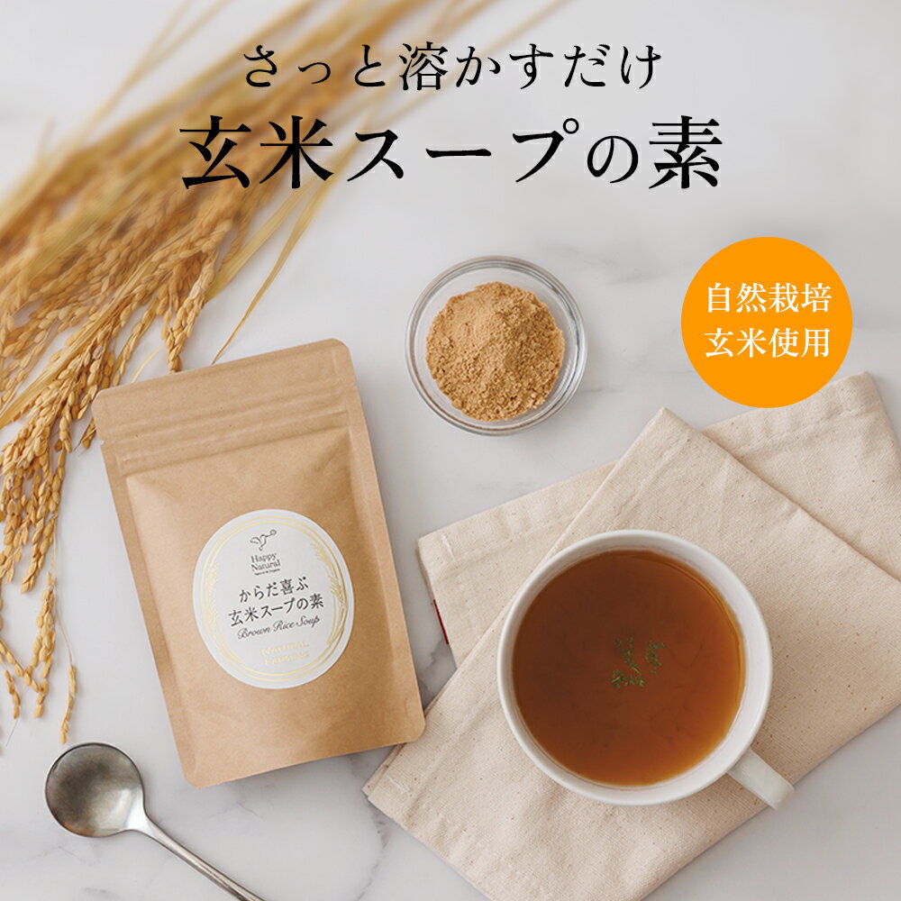 国産 玄米スープ 100g 無添加 粉末 出汁 自然栽培 農薬不使用 除草剤不使用 肥料不使用 自然農法 もとや 玄米 げんまい 玄米すーぷ スープ スープの素 素 粉 味噌汁 みそ汁 栄養 健康 栄養補給 国内産 日本産 パウダー 粉 粉状 粉末状 離乳食 介護食 回復食 介護 ベビー